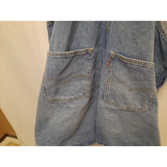 Levi's Wmn "VTG" Shortalls - In the Field XL missing one "button" nwt msrp 69.99 - Picture 9 of 9